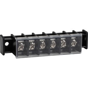 6 Pole Single Row Solder Lug Type Barrier Terminal Strip with Cover
